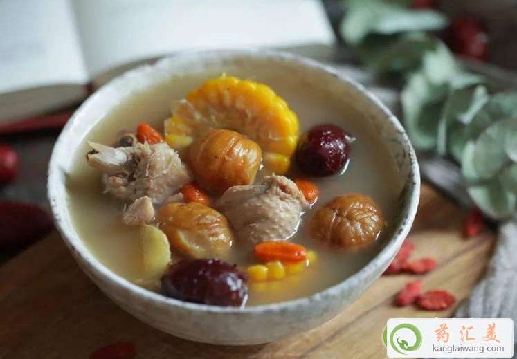 板栗雞湯的作用